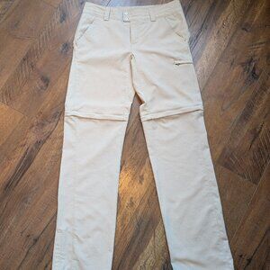 Women's Columbia zip-off hiking pants